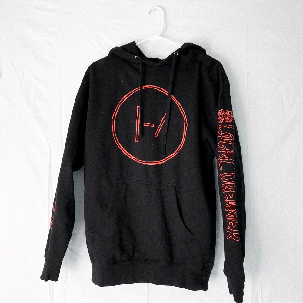 Discontinued Black Orange Twenty One Pilots Hoodie